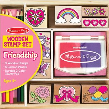 Wooden Friendship Stamp Set
