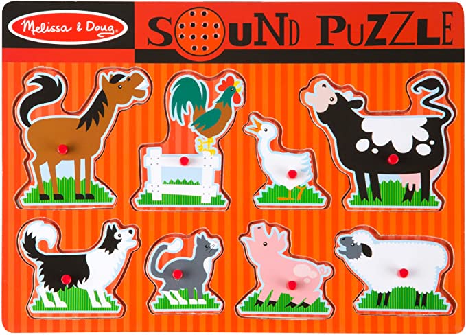 Farm Animals Sound Puzzle – 8 Pieces – Awesome Toys Gifts