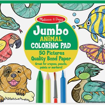 Jumbo Coloring Pad - Animals