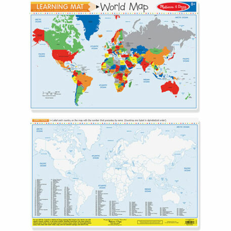 World Map (Bundle of 6)