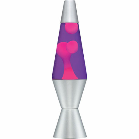 Lava Lamp - 14.5" Pink/Purple
