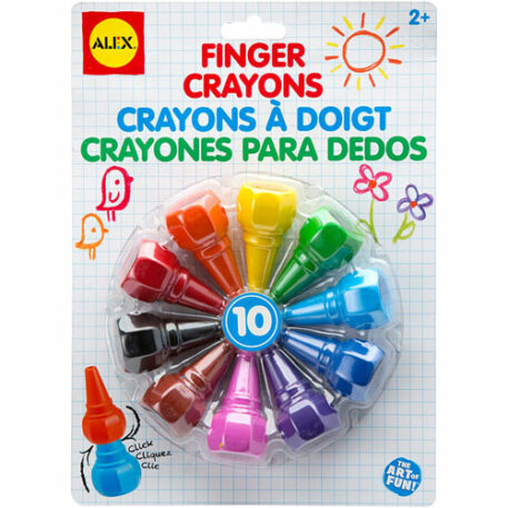 ALEX Toys Artist Studio 10 Finger Crayons