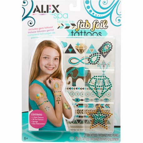 ALEX Spa Fab Foil Tattoos-Totally Teal