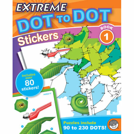Extreme Dot to Dot Stickers: Book 1
