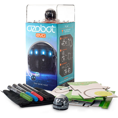 Ozobot Evo Starter Pack, Titanium Black