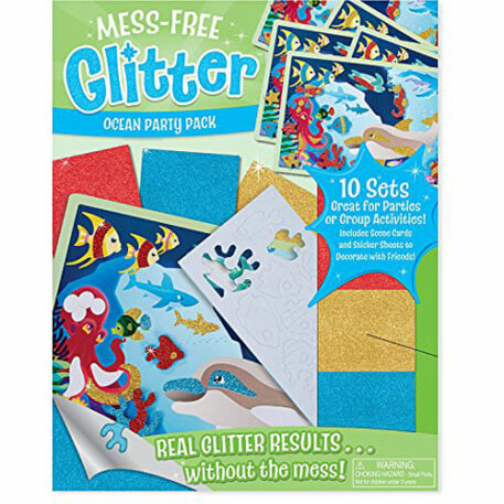 Melissa & Doug Mess-Free Glitter Ocean Party Pack