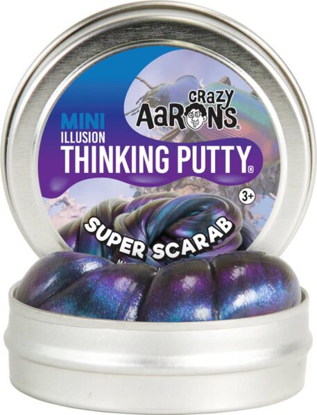 Crazy Aaron's Super Scarab Illusion Thinking Putty 2" Tin