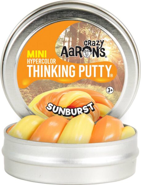 Crazy Aaron's Sunburst Hypercolor Thinking Putty 2" Tin
