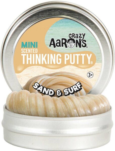 Crazy Aaron's Sand & Surf Scented Thinking Putty 2" Tin