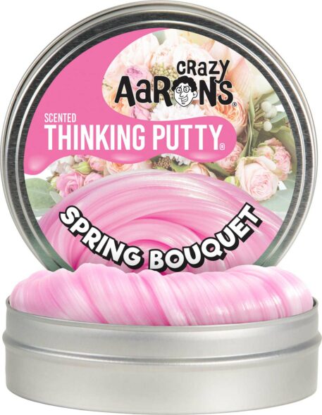 Crazy Aaron's Spring Bouquet Scented Thinking Putty 4" Tin