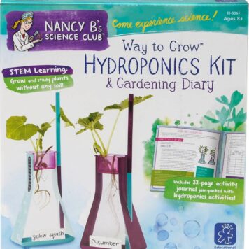 Nancy B's Science Club Way to Grow Hydroponics Kit & Gardening Diary