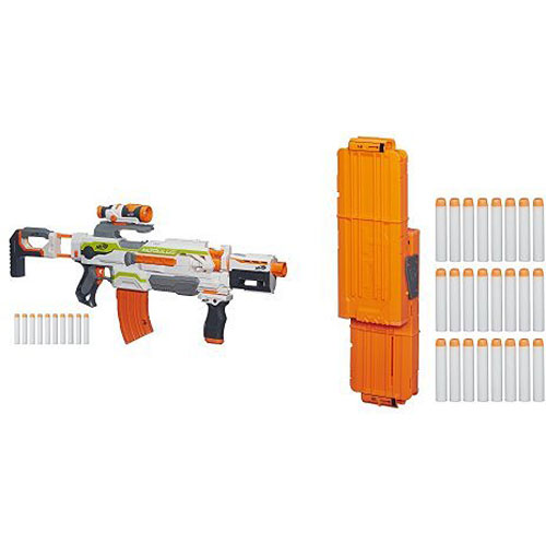 forhøjet Slumber forsikring Nerf N-Strike Modulus ECS-10 Blaster and Flip Clip Upgrade Kit Standard  Packaging Bundle – Awesome Toys Gifts