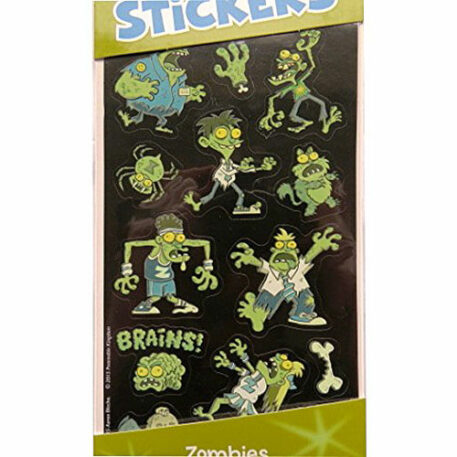 Glow In the Dark Stickers - Zombies - Art, Craft & Room Decoration