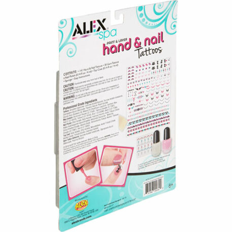 ALEX Spa Paint and Layer Hand and Nail Tattoos