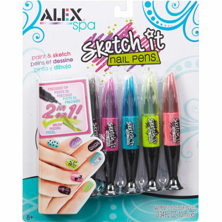 ALEX Spa Hot Hues Sketch It Nail Pens