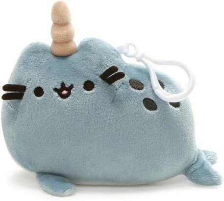 Pusheen Narwhal Clip, 5"
