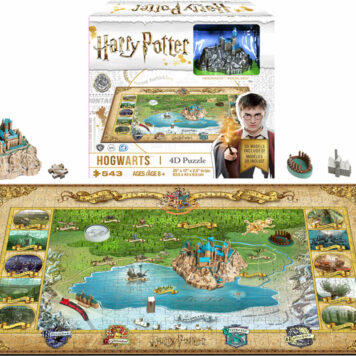 Harry Potter 4D Puzzle - 500 Piece: Hogwarts