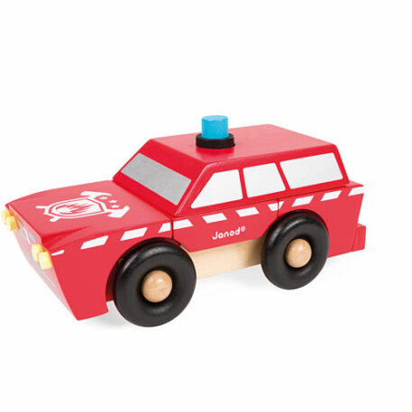Janod Fireman SUV Magnet Kit