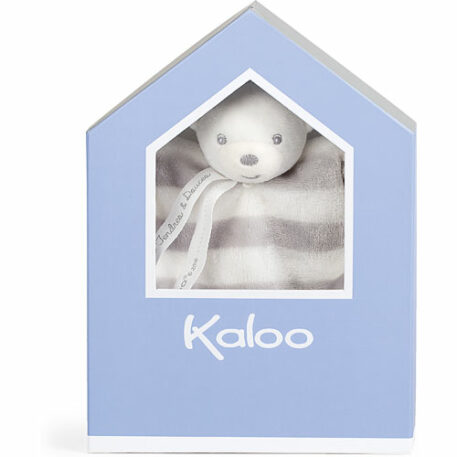 Kaloo Bebe Pastel Doudou Bear-Grey and Cream
