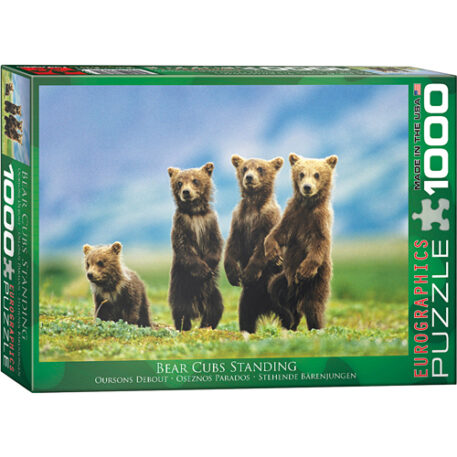 Bear Cubs Standing 1000-Piece Puzzle