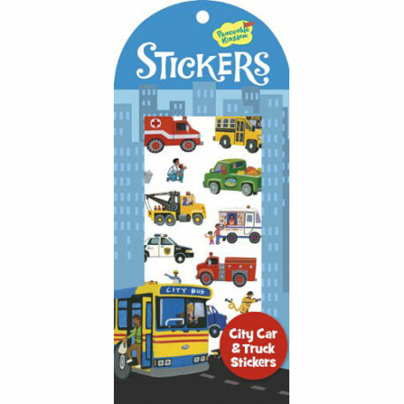 Peaceable Kingdom City Car and Truck Sticker Pack