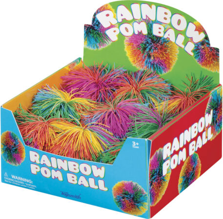 Rainbow Pom Ball