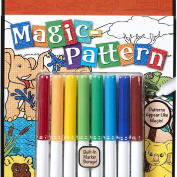 Magic-Pattern - Wild Animals Coloring Pad - On the Go Travel Activity