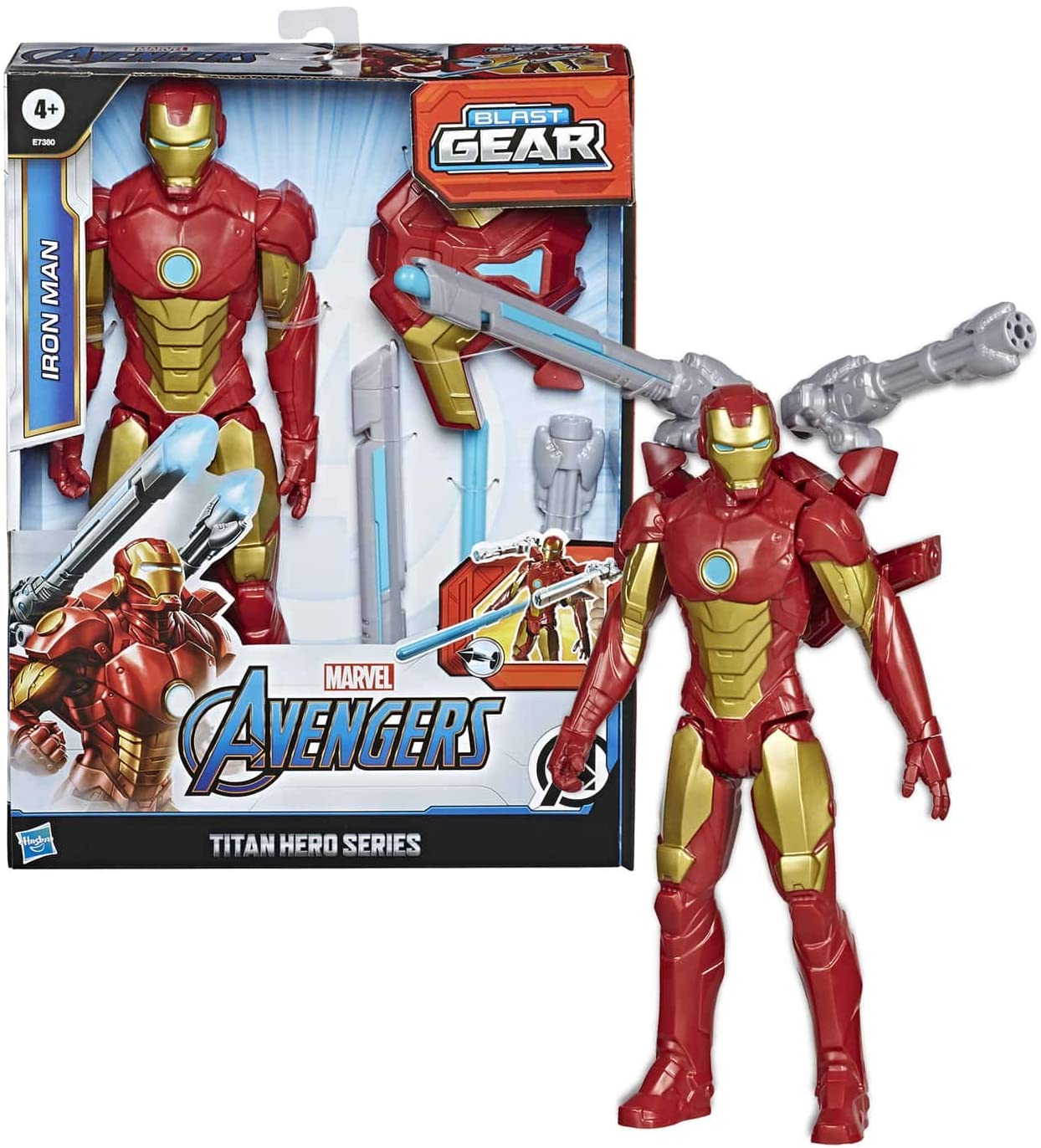 2pcs Marvel Avengers Titan Hero Series Iron Man & Spider-Man Action Figure 12in” 