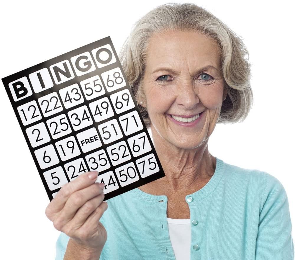 Spielzeug Qty 1 Big Numbers Thick Cards Large Print Bingo Cards For Low