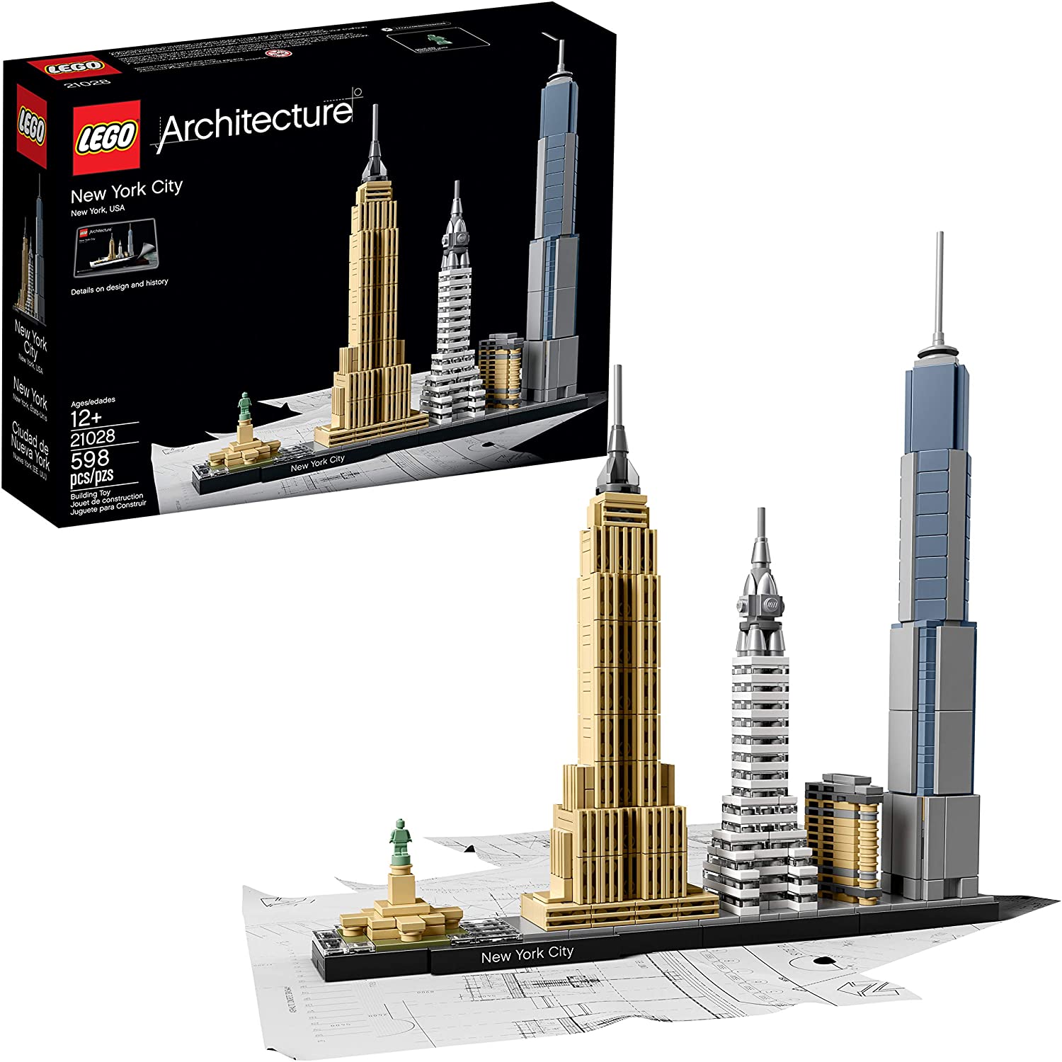 Daron Chrysler Building 3D 70 Piece Foam Puzzle Landmark Model Kit 
