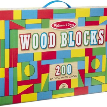 200 Piece Wood Blocks Set