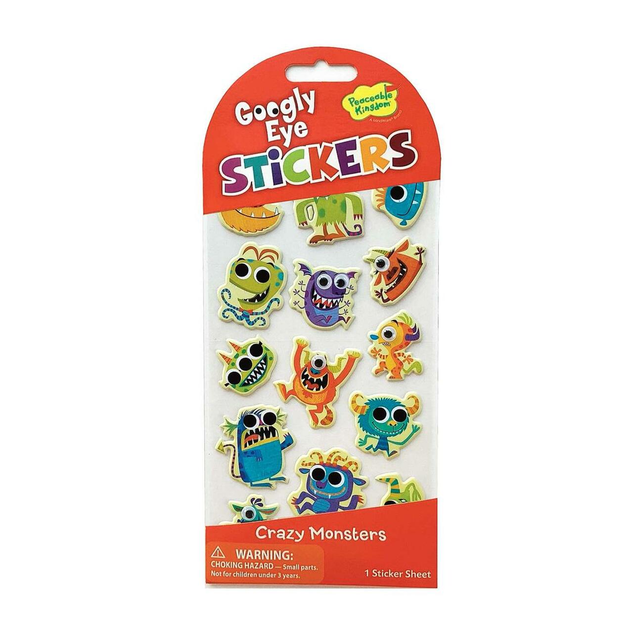 Googly Eye Crazy Monsters Stickers – Awesome Toys Gifts