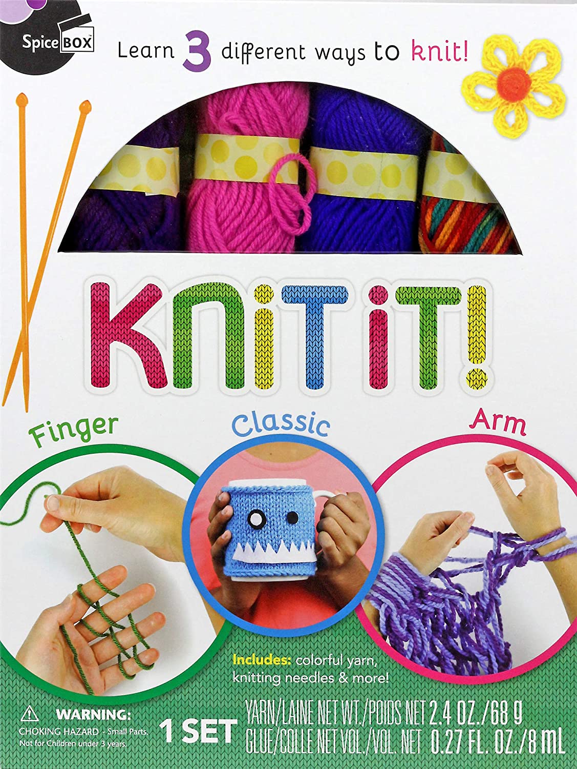 SpiceBox Children's Activity Kits for Kids Cross Stitch
