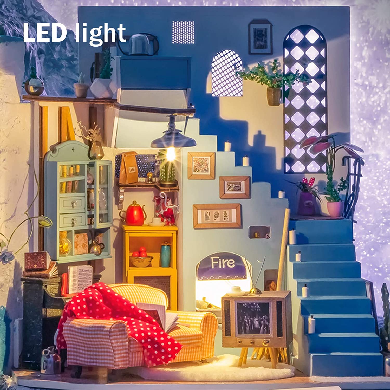 DIY Miniature House Kit - Joy's Living Room - Imagine That Toys