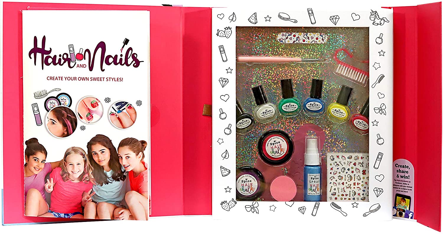 SpiceBox Children's Activity Kits for Kids Fabulous Hair & Nails 