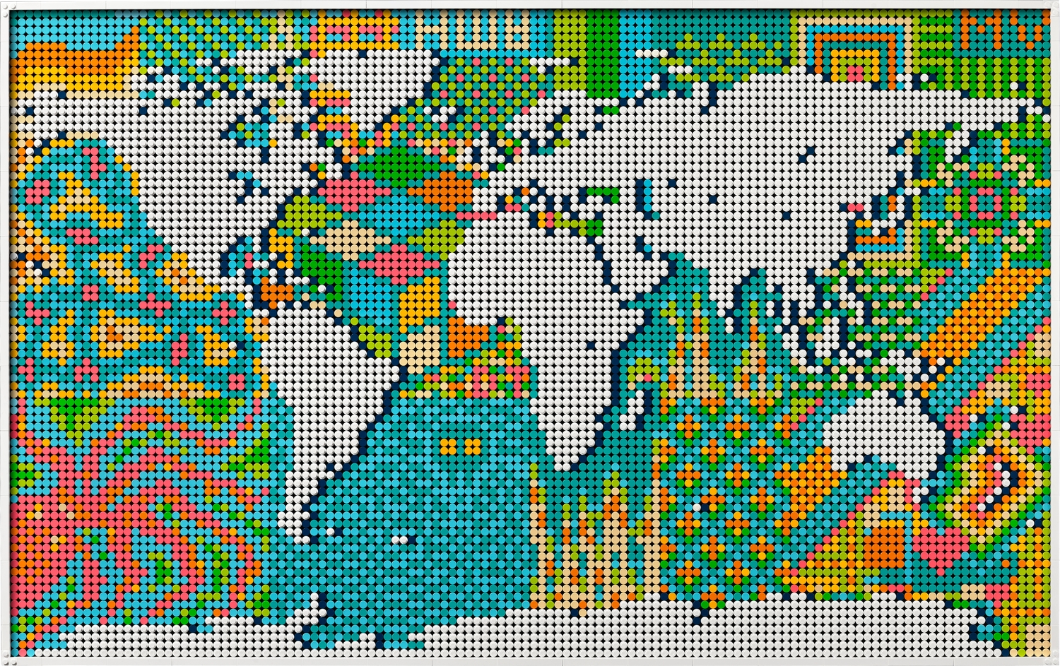LEGO® Art World Map