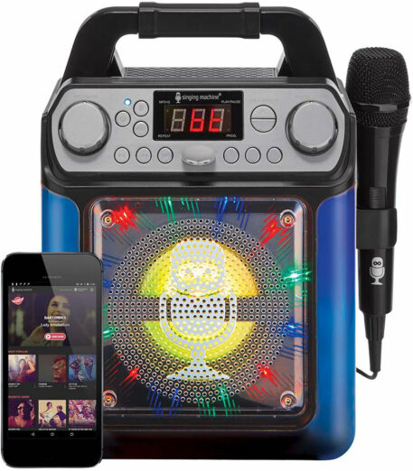 Singing Machine Groove Cube Mini Karaoke Machine - Black
