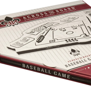 Across the Board Wooden Tabletop Baseball Game