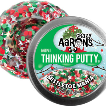Mistletoe Mania Seasonal 2" Thinking Putty Tin