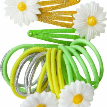Dazzling Daisy Ponytail Holders Hairclips