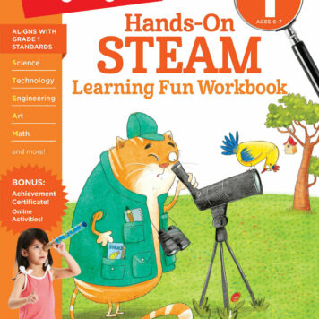 First Grade Hands-On STEAM Learning Fun Workbook