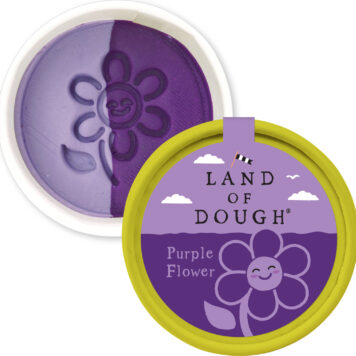 Land of Dough Purple Flower 1 ounce Mini Cup