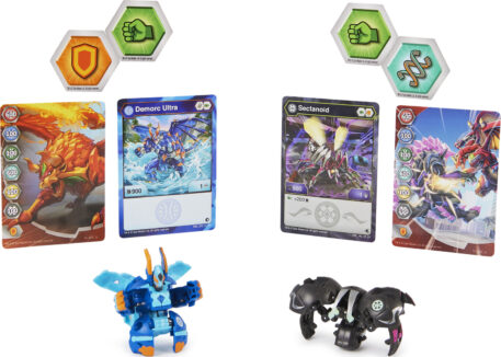 Bakugan Baku-Tin, Sectanoid, Premium Collector’s Storage Tin with Mystery, Trading Cards, Kids Toys for Boys Aged 6 and up