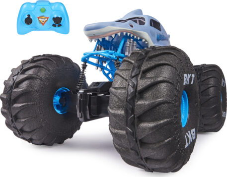 Monster Jam, Official Mega Megalodon All-Terrain Remote Control Monster Truck, 1:6 Scale, Kids Toys for Boys and Girls Ages 4 and up