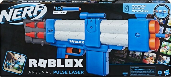 Nerf Roblox Arsenal Pulse Laser Motorized Blaster Foam Dart Blasting Gun  Kid Toy