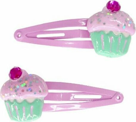 Frosty Topping Cupcake Hairclips Set