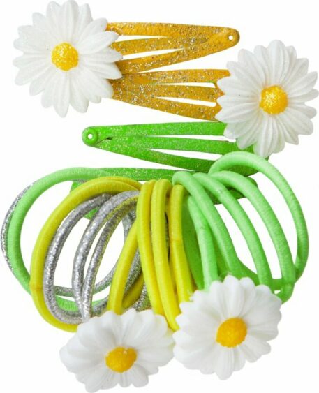 Dazzling Daisy Ponytail Holders Hairclips