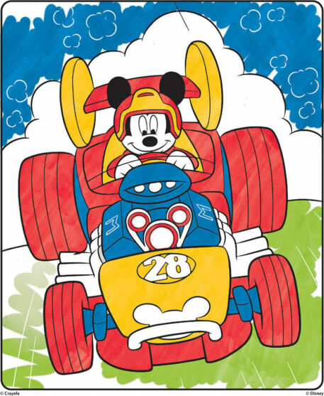 Color Wonder Coloring Pad & Markers, Mickey Mouse Roadster Racers