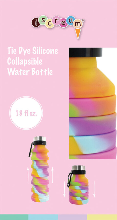 Tie Dye Collapsible Water Bottle