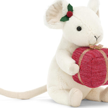 Jellycat Mer3p Merry Mouse Present